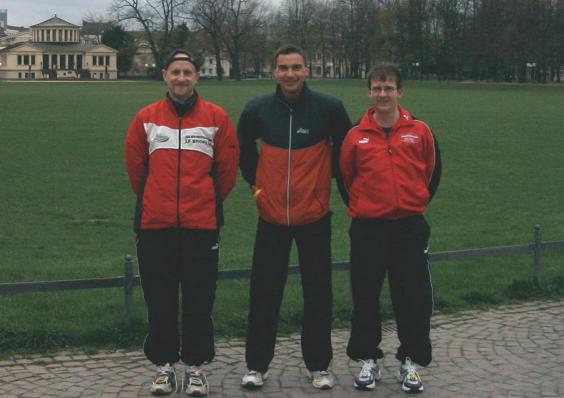 Arno, Dirk und Lars beim Bonn-Marathon