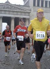 Lars beim Marathon in München